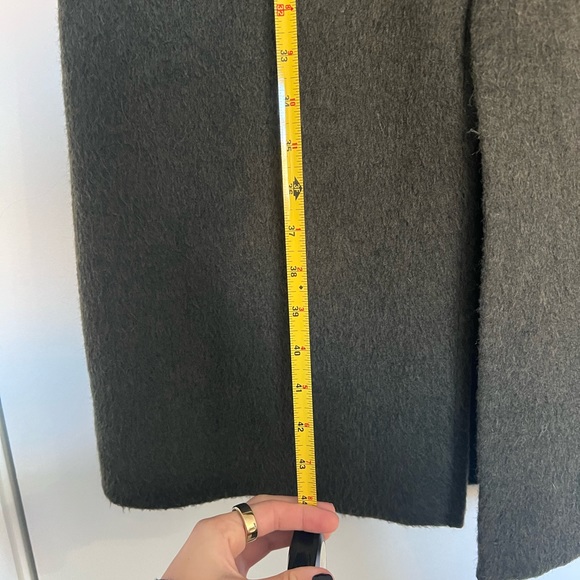 Vince Army Green Wool Coat - Picture 5 of 11